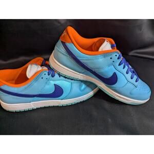 NEW NIB Nike Dunk Low SE "Baltic Blue Total Orange" 11.5 HQ1538-416 Aqua Navy